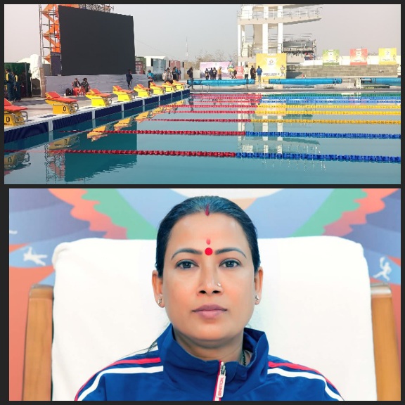 नेशनल रिकार्ड तोडने वाली धिनिधी को भाया स्विमिंग पूल, कहा उत्तराखंड में मिली ओल्मपिक की बराबरी की सुविधाएं।