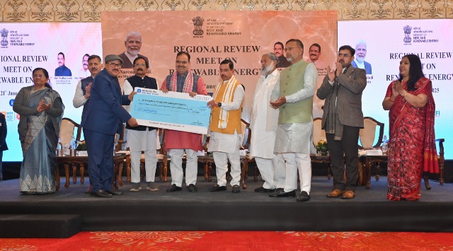 पीएम सूर्यघर योजना के लिए, यूपीसीएल को मिला पुरस्कार।