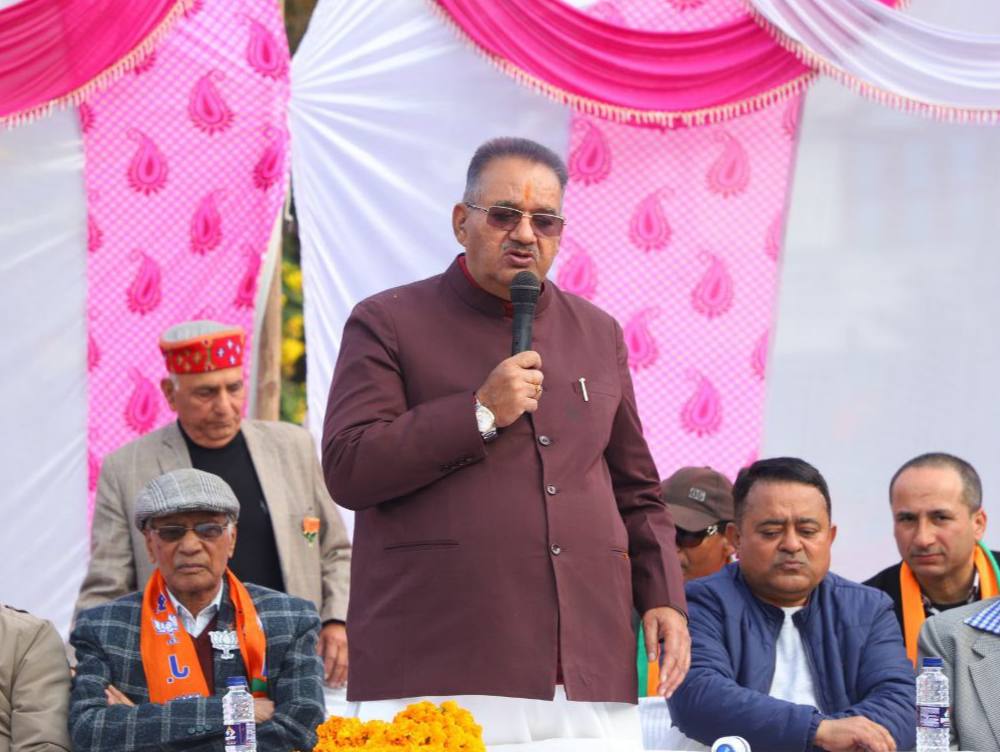 निकाय चुनाव प्रचार के अंतिम दिन, विभिन्न स्थानों पर जनसभाओं को किया संबोधित, भाजपा के पक्ष में मतदान की अपील की, कैबिनेट मंत्री गणेश जोशी।