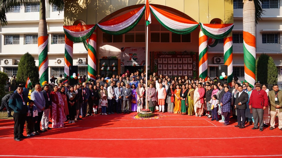 एसजीआरआरयू सहित एसजीआरआर के, संस्थानों में गणतन्त्र दिवस की धूम। 