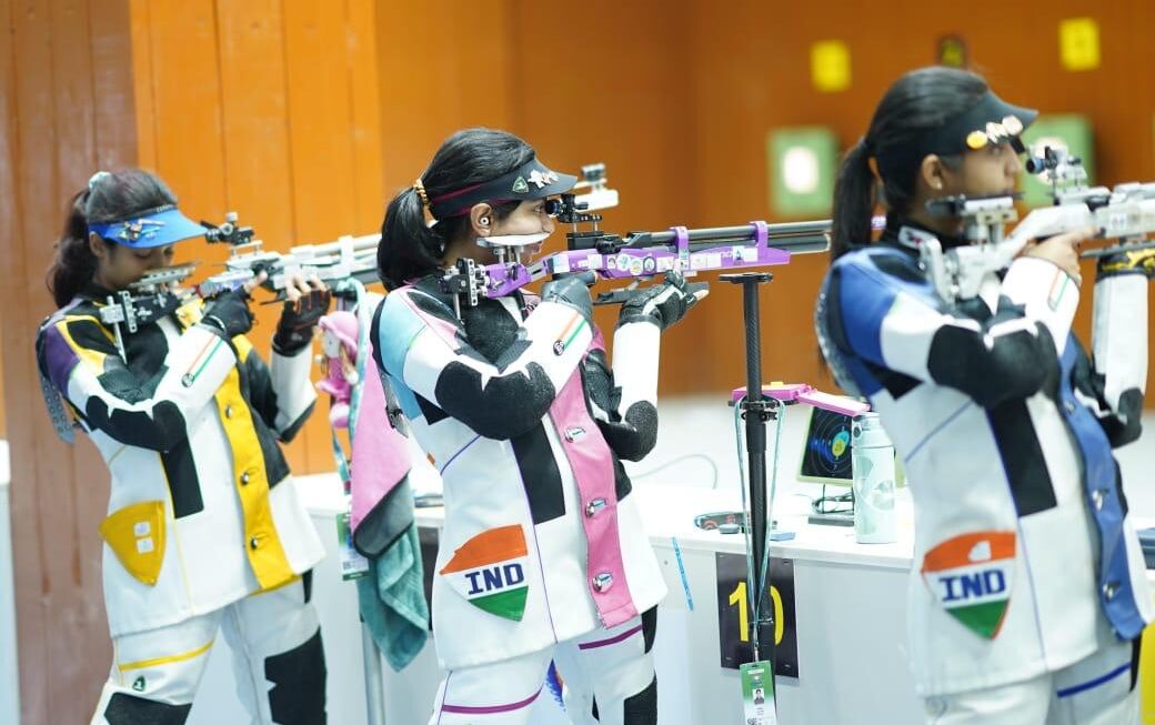 क्वालीफिकेशन रिकार्ड हरियाणा की बेटी रमिता के नाम, 10 मीटर की एयर रायफल महिला स्पर्धा में रही सफल।