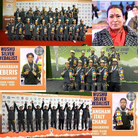 देवभूमि के पदक वीरों को नमन, खेल मंत्री रेखा आर्या।