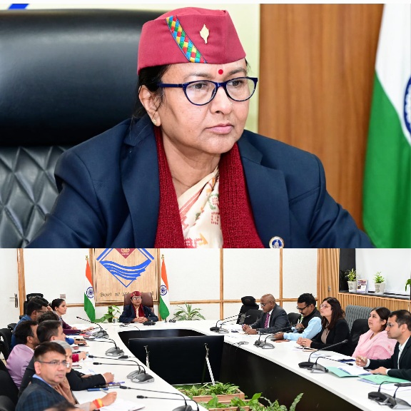 मुख्य सचिव श्रीमती राधा रतूड़ी की अध्यक्षता में, स्टेट काॅओपरेटिव डेवलपमेंट कमेटी की हुई बैठक।