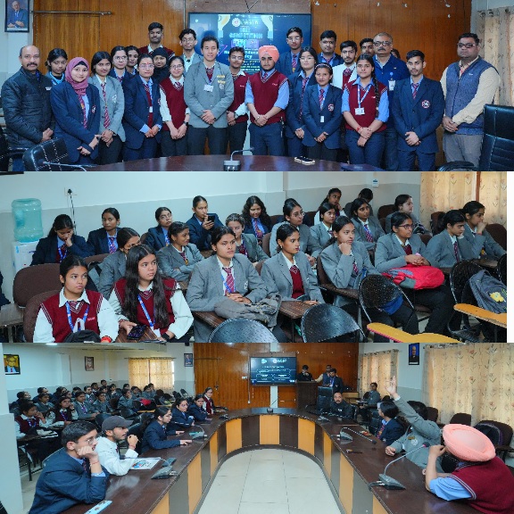 एसजीआरआरयू में, राष्ट्रीय शिक्षा नीति पर क्विज प्रतियोगिता। 