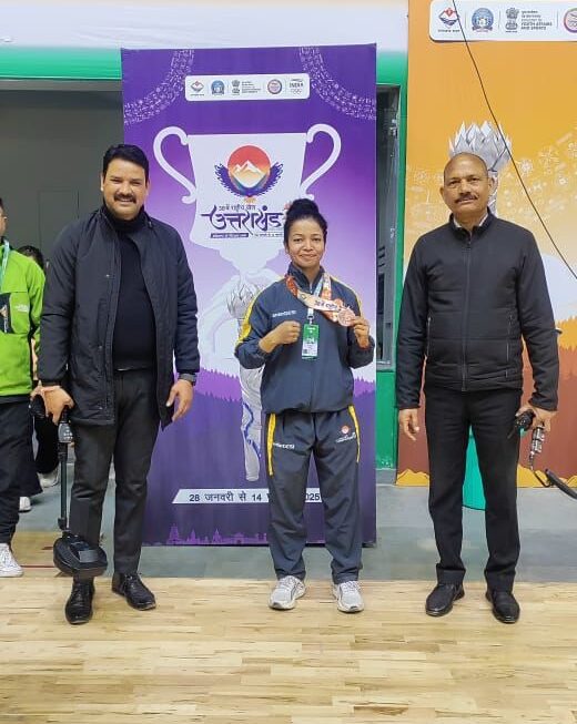 राज्य की बेटी ज्योति वर्मा ने राष्ट्रीय खेल में जीता पदक उत्तराखंड में खुशी की लहर।