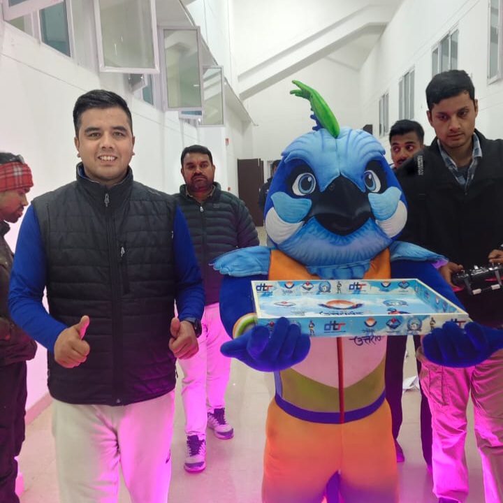 रोबोटिक पहल से बदल गया मेडल सेरेमनी का रूप, खेलों के दौरान तकनीकी पहल के लिए, सीएम ने दिए थे निर्देश।