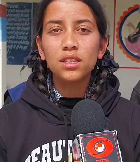 प्रधानमंत्री से सीधा संवाद, जीवन की सबसे बड़ी उपलब्धि, वंशिका।