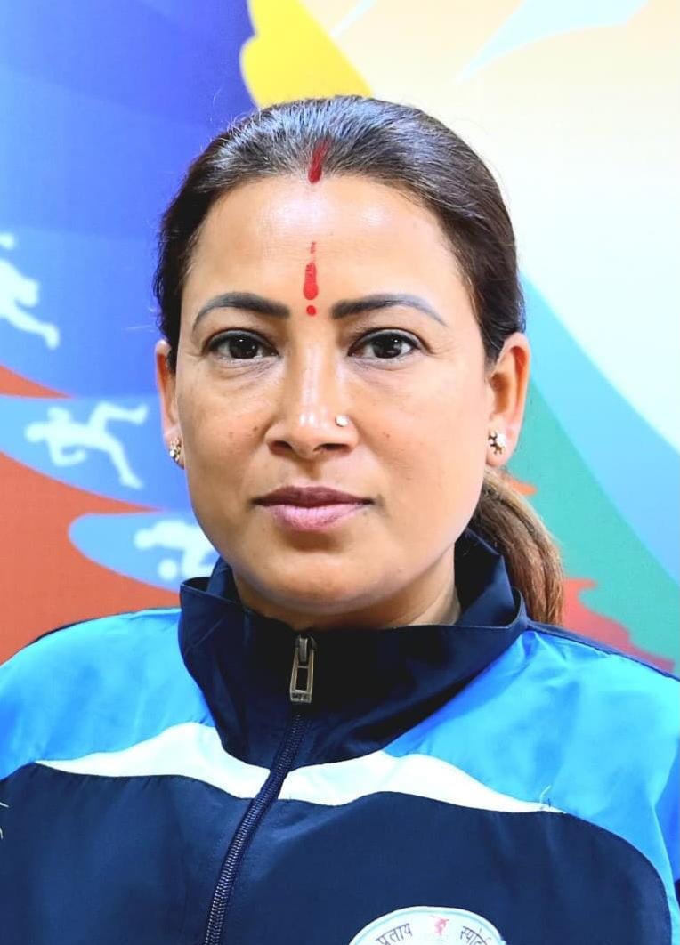 पदक विजेताओं को, खेल मंत्री रेखा आर्या ने दी बधाई।