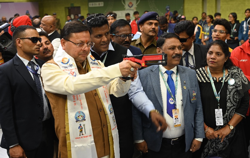 मुख्यमंत्री पुष्कर सिंह धामी ने, 38 वें राष्ट्रीय खेलों की विभिन्न व्यवस्थाओं का, निरीक्षण कर समापन कार्यक्रम हेतु अंतिम रूप से, की जा रही तैयारियों का लिया जायजा।