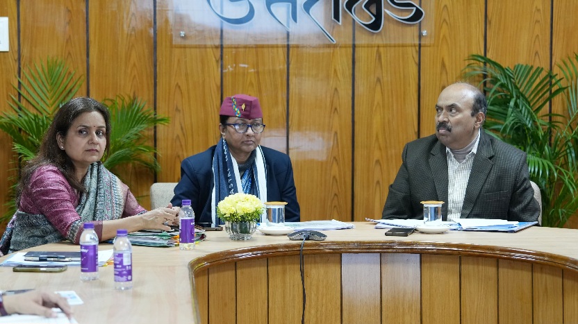 मुख्य सचिव श्रीमती राधा रतूड़ी ने, 7वें काॅमन रिव्यू मिशन की बैठक में किया प्रतिभाग।