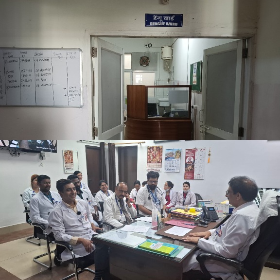 श्री महंत इन्दिरेश अस्पताल में डेंगू मरीजों के, लिए 50 बिस्तरों का डेंगू वार्ड आरक्षित।