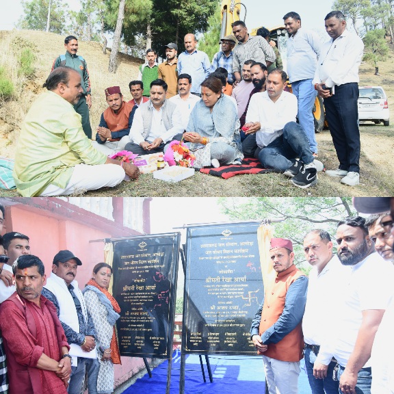 कैबिनेट मंत्री रेखा आर्या ने, दो पेयजल योजनाओं का किया लोकार्पण।