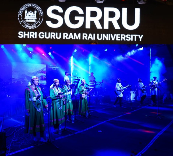 श्री गुरु राम राय विश्वविद्यालय जेनिथ फेस्ट में, पाॅडवाज़ ने बहाई उत्तराखण्डी लोक संस्कृति की बयार। 