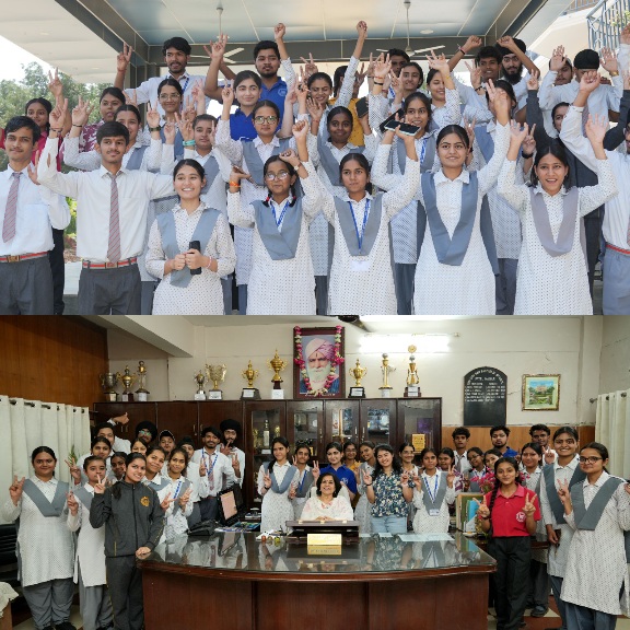 एस.जी.आर.आर. एजुकेशन मिशन के, छात्र-छात्राओं ने लहराया परचम।