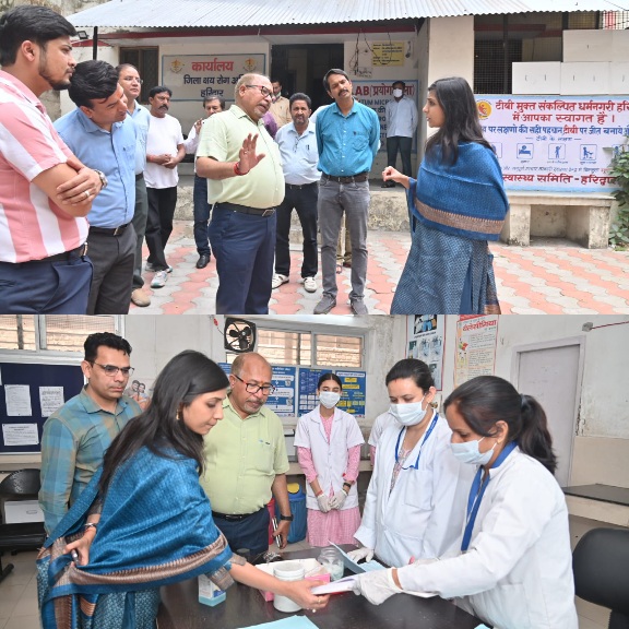 राष्ट्रीय स्वास्थ्य मिशन की निदेशक, स्वाति एस.भदौरिया ने किया हरिद्वार में, विभिन्न चिकित्सा संस्थानों का निरीक्षण।