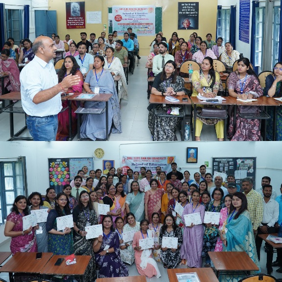 एसजीआरआर विश्वविद्यालय द्वारा, एसजीआरआर पब्लिक स्कूलों के शिक्षकों के लिए,शोध पद्धति पर तीन दिवसीय कार्यशाला का हुआ आयोजन।