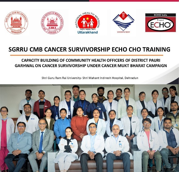 श्री महंत इन्दिरेश अस्पताल द्वारा, पौड़ी जिले के 130 कम्युनिटी हेल्थ ऑफिसर्स के लिए, कैंसर सर्वाइवरशिप ट्रेनिंग प्रोग्राम का सफल समापन।