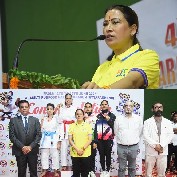 प्रदेश के लिए मेडल जीतते ही नौकरी तैयार मिलेगी, खेल मंत्री रेखा आर्या।