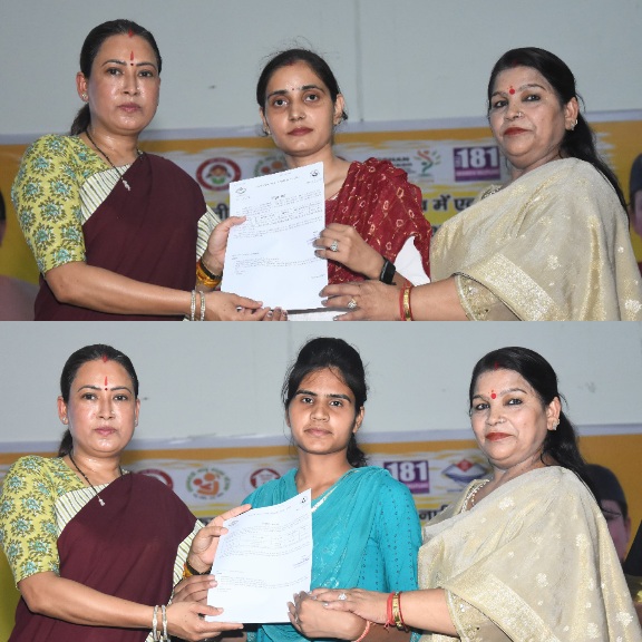 राज्य के 7 जनपदों में 2258, आंगनबाड़ी कार्यकत्रियों व सहायिकाओं को दिए नियुक्ति पत्र, कैबिनेट मंत्री रेखा आर्या।