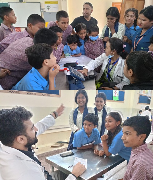 श्री महंत इन्दिरेश अस्पताल की मेडिकल टीम ने जाॅचा, श्री श्रद्धानन्द बाल वनीता आश्रम के बच्चों का स्वास्थ्य।