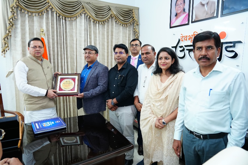 मुख्यमंत्री पुष्कर सिंह धामी से, बीआईएस प्रतिनिधिमंडल ने भेंट कर, उत्तराखंड में मानकीकरण से जुड़ी प्रमुख पहलुओं पर की चर्चा।