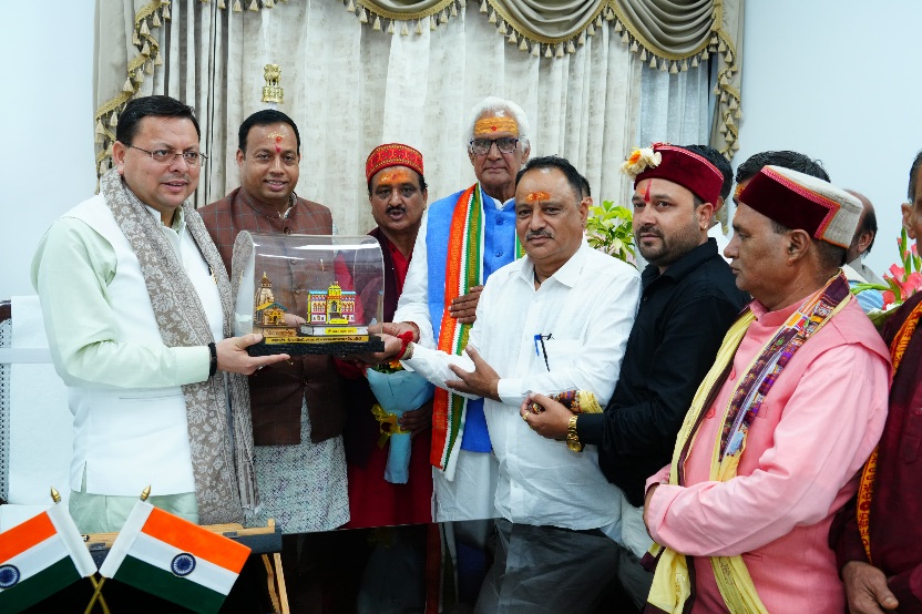 मुख्यमंत्री पुष्कर सिंह धामी से, बीकेटीसी प्रतिनिधिमंडल ने की मुलाकात, चारधाम यात्रा के सफल संचालन के लिए, राज्य सरकार का किया आभार प्रकट।  