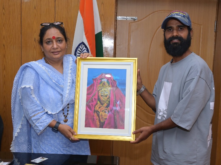 उत्तराखंड की विलुप्त होती लोककलाओं, और परंपराओं के संरक्षण हेतु, कलाकारों ने विधानसभा अध्यक्ष से की भेंट।