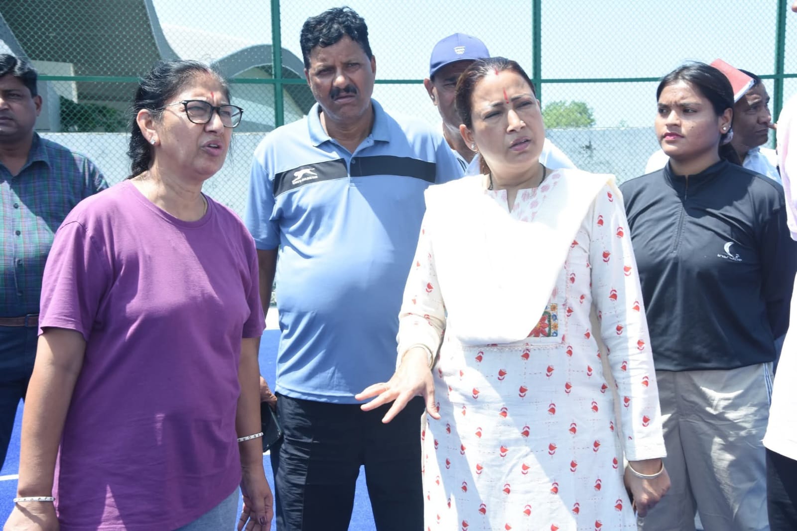 अगस्त में मिलेगा हल्द्वानी को, एस्ट्रो टर्फ हॉकी स्टेडियम, खेल मंत्री रेखा आर्या ने किया, निर्माण कार्य का निरीक्षण। 