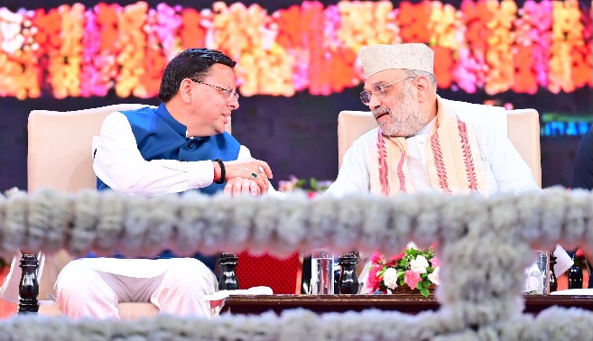 सीएम धामी को सुपर शाबासी, पल-पल झलका विश्वास, केंद्रीय गृह मंत्री ने बंपर निवेश पर, पीठ थपथपाई साथ ही ब्रांडिंग भी की।