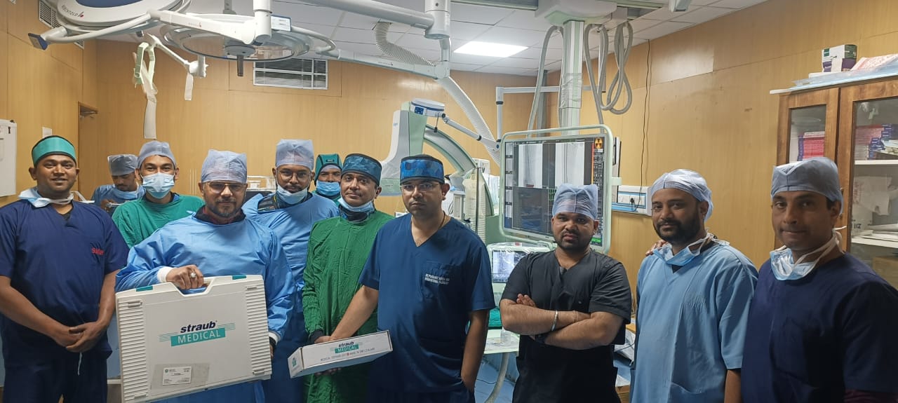 उत्तराखंड में पहली बार श्री महंत इन्दिरेश अस्पताल में, सफल रोटारेक्स मेकेनिकल थ्रॉम्बेक्टॉमी प्रक्रिया सफलतापूर्वक संपन्न।