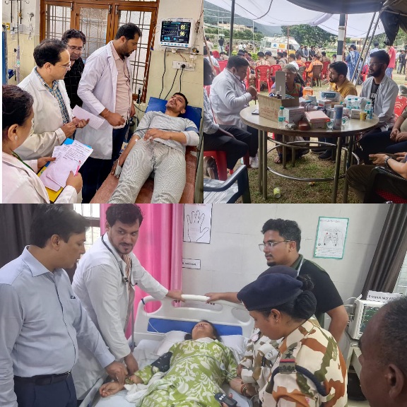 धराली आपदा में सीएम धामी की संवेदनशीलता, स्वास्थ्य टीमें बनीं जीवन रक्षक।