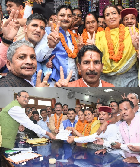 हेमा की जीत का श्रेय संगठन को, कैबिनेट मंत्री रेखा आर्या। 