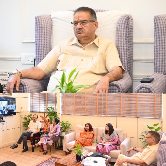 केंद्रीय मंत्री शिवराज सिंह चौहान की अध्यक्षता में, आयोजित बैठक में वर्चुअल माध्यम से किया प्रतिभाग, कैबिनेट मंत्री गणेश जोशी।