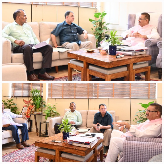 कृषि मंत्री गणेश जोशी ने, प्रदेश में अतिवृष्टि से किसानों की फसलों को हुए नुकसान की समीक्षा की।