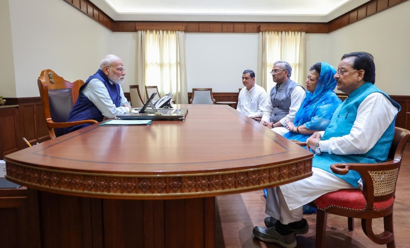 उत्तरकाशी में आई प्राकृतिक आपदा को लेकर, बीजेपी सांसदों ने, प्रधानमंत्री मोदी से की मुलाकात, राहत कार्यों पर हुई चर्चा। 