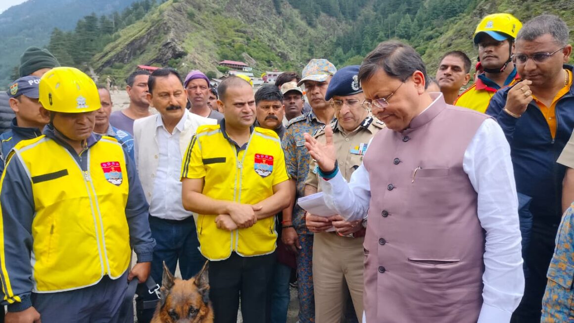 उत्तरकाशी के धराली आपदा प्रभावितों को, सरकार की त्वरित राहत, मुख्यमंत्री पुष्कर सिंह धामी की दो महत्वपूर्ण घोषणाएँ।