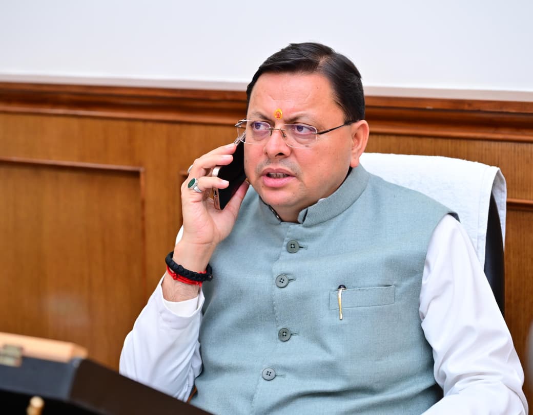 अंबाला में उत्तराखंड के युवक साहिल बिष्ट की हत्या की घटना, पर मुख्यमंत्री पुष्कर सिंह धामी ने, आज हरियाणा के मुख्यमंत्री नायब सिंह सैनी से दूरभाष पर की वार्ता। 