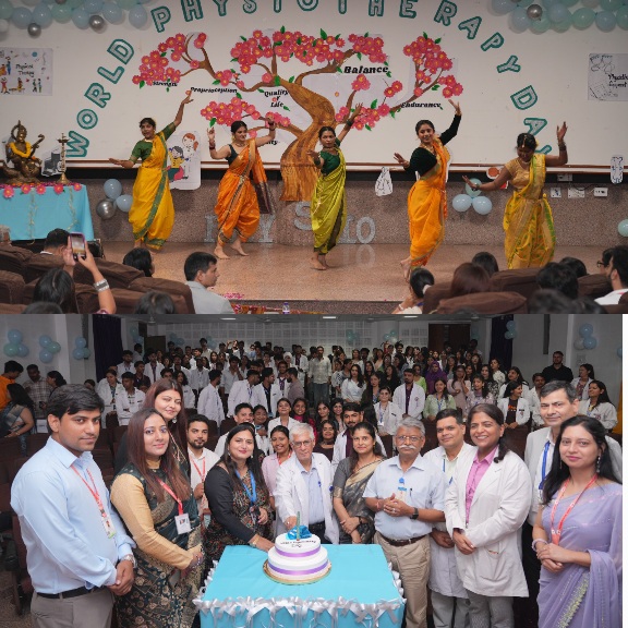 श्री महंत इन्दिरेश अस्पताल के फिजियोथेरेपी विभाग द्वारा, धूमधाम से मनाया गया वर्ल्ड फिजियोथेरेपी दिवस।