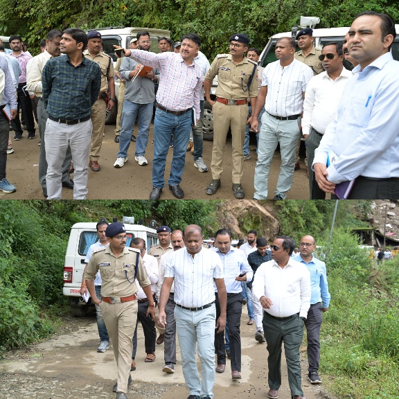 तहसील बसुकेदार क्षेत्र के अंतर्गत, आपदा प्रभावित क्षेत्रों में भारत सरकार की अंतरमंत्रालयीय टीम ने, हवाई सर्वे कर लिया क्षति का विस्तृत जायजा।