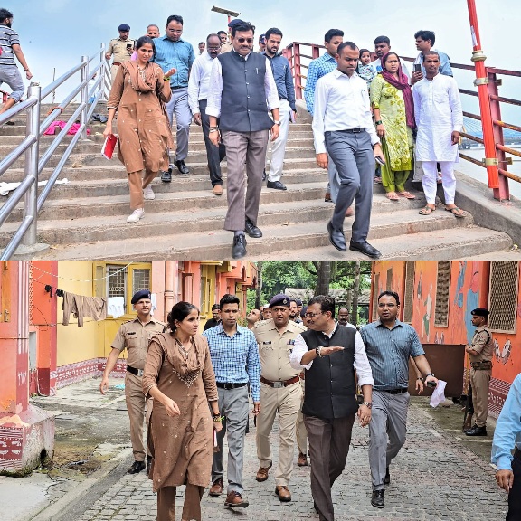 मुख्य सचिव आनंद वर्धन ने, 2027 कुंभ मेले को दिव्य एवं भव्य ढंग से, आयोजित करने व चल रहे निर्माण कार्यों का किया स्थलीय निरीक्षण।