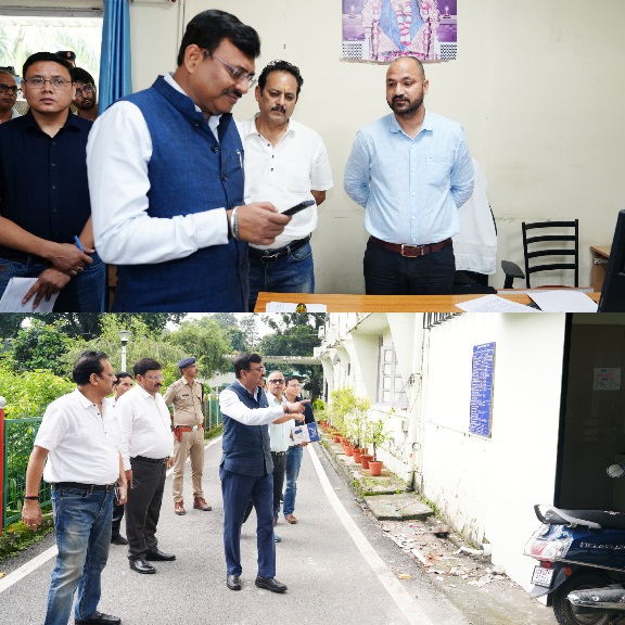 मुख्य सचिव आनन्द बर्द्धन ने किया, सचिवालय परिसर की व्यवस्थाओं का निरीक्षण।