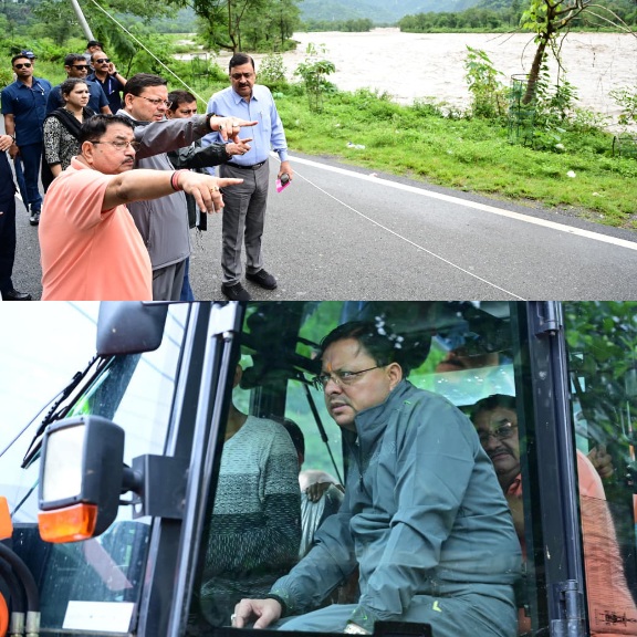 जन्मदिवस पर प्राकृतिक आपदा के मोर्चे पर जूझते रहे, मुख्यमंत्री पुष्कर धामी।