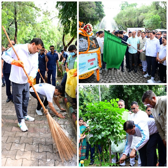प्रधानमंत्री के जन्मदिवस पर, सीएम धामी ने सेवा पखवाड़ा का किया शुभारंभ, सीएम ने खुद झाड़ू लगाकर दिया स्वच्छता का संदेश।