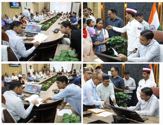 जन सुनवाई में रिकार्ड 144 समस्याएं दर्ज, डीएम सविन बंसल ने अधिकांश का मौके पर किया समाधान।