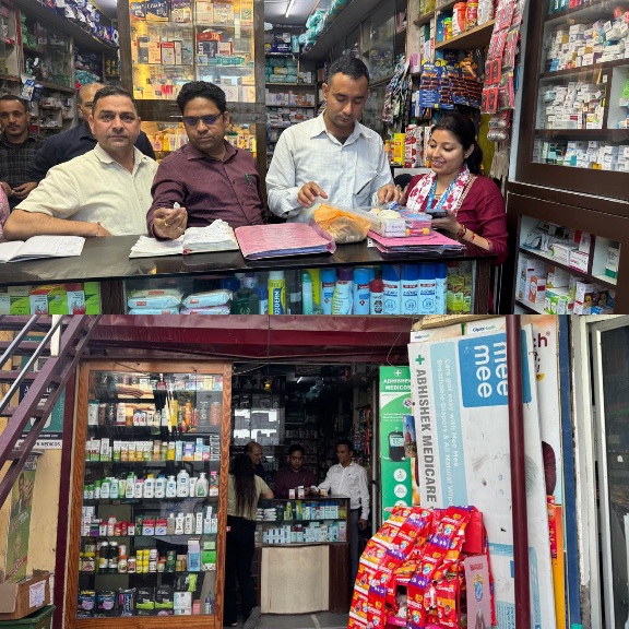 बच्चों के लिए प्रतिबंधित कफ सिरप पर सख्त हुई धामी सरकार, मेडिकल स्टोरों से पेडियाट्रिक कफ सीरप जब्त।