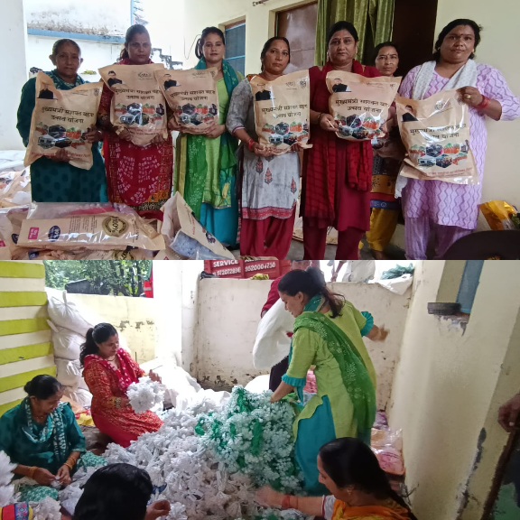 राजधानी दून में समूह की महिलाओं ने, तैयार की दिवाली के लिए एलइडी लाइट।