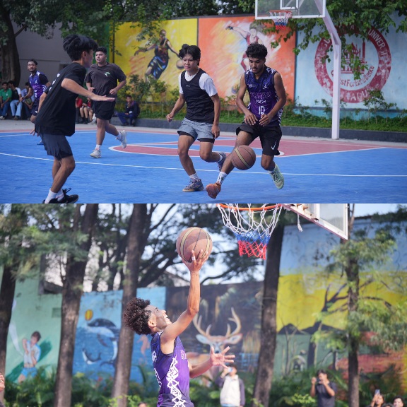 बास्केटबॉल में स्कूल ऑफ नर्सिंग ने मारी बाजी, टेबल टैनिस में अंशिका रावत और विख्यात ने जीते मैच।