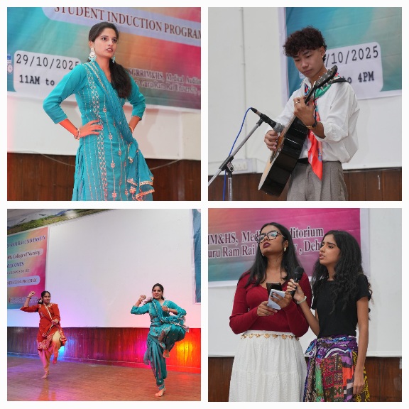 श्री गुरु राम राय यूनिवर्सिटी काॅलेज ऑफ नर्सिंग में, नव प्रवेशी विद्यार्थियों का हुआ जोरदार स्वागत।