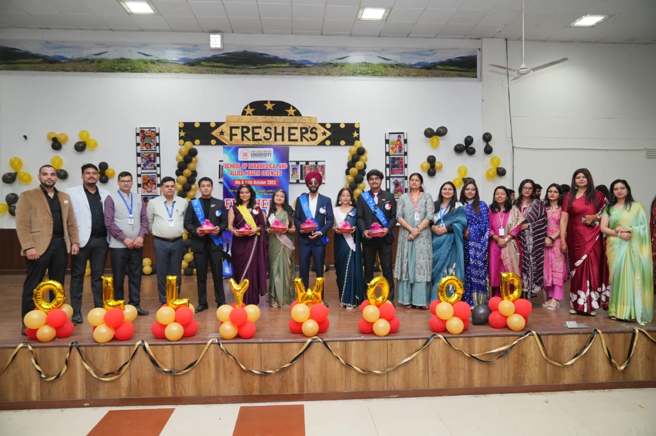 एसजीआरआरयू के, स्कूल ऑफ पैरामैडिकल एण्ड एलाइड हैल्थ साइसेज़ में फ्रेशर्स पार्टी की धूम।