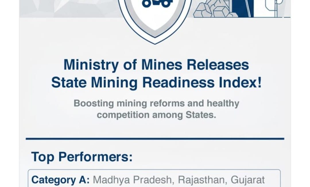 उत्तराखंड खनन सुधारों में अग्रणी, खनन मंत्रालय ने जारी किया राज्य खनन तत्परता सूचकांक।